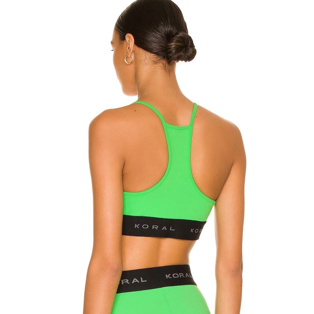 NWT - Koral Maddox sports bra in Bermuda grass size sm - Picture 2 of 6
